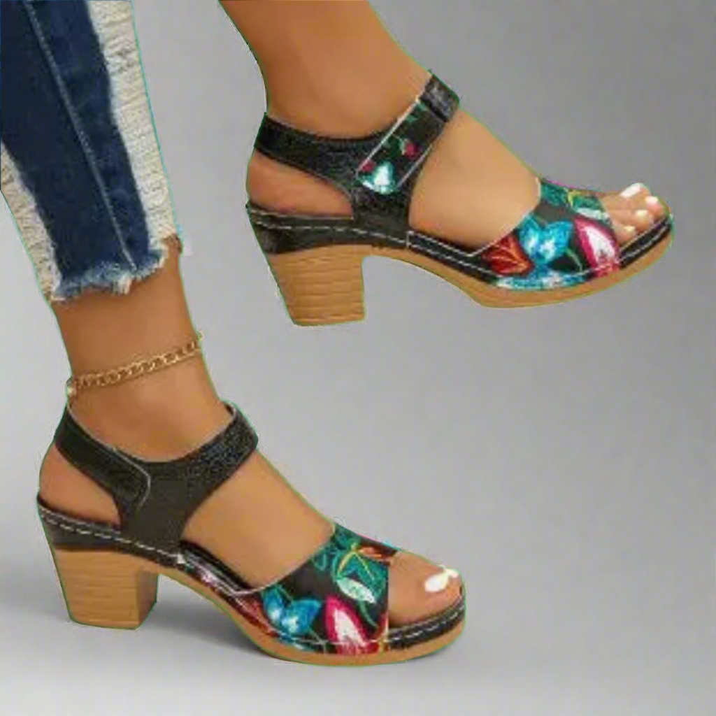 Damskie sandały – kwiatowa elegancja i codzienna wygoda