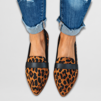Zamszowe loafersy