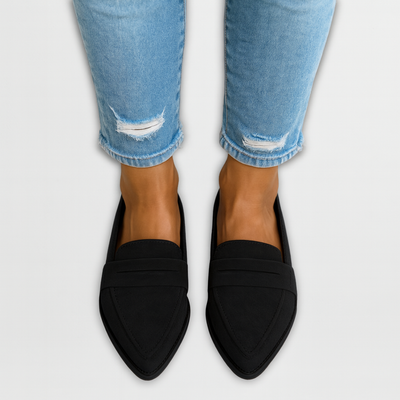 Zamszowe loafersy