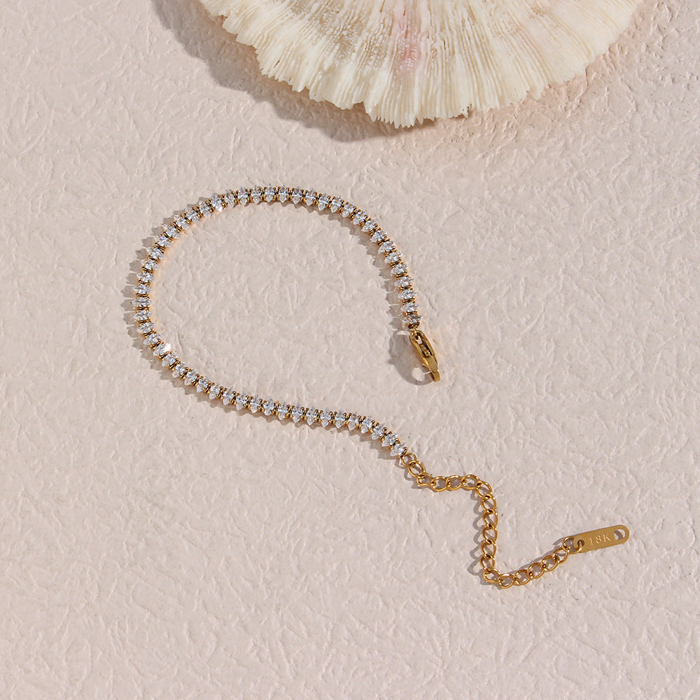 Klaudia Diamentowa Bransoletka Tenisowa