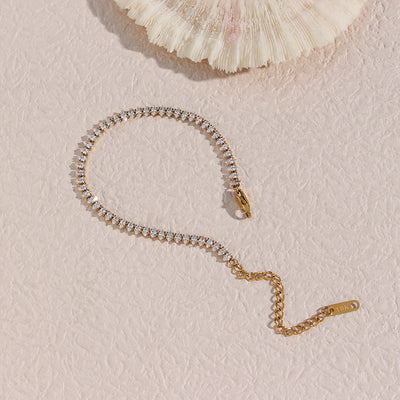 Klaudia Diamentowa Bransoletka Tenisowa