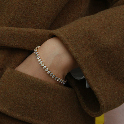 Klaudia Diamentowa Bransoletka Tenisowa