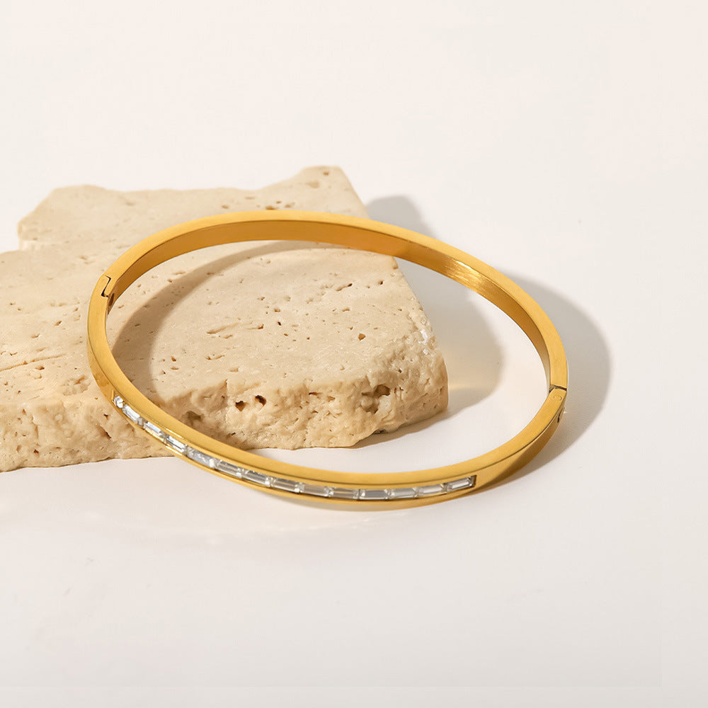 ZŁOTA DIAMENTOWA BRANSOLETA EWA