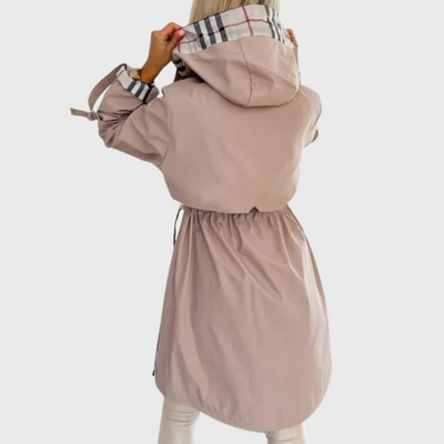 Damski Płaszcz z Kapturem