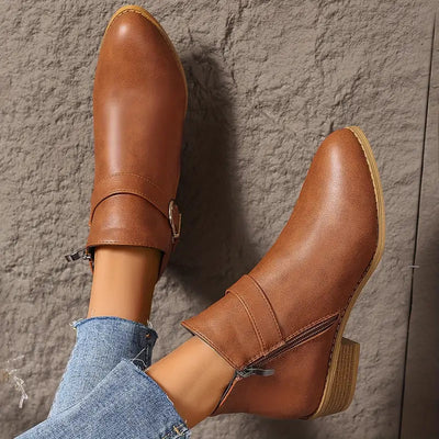 Damskie antypoślizgowe botki ortopedyczne