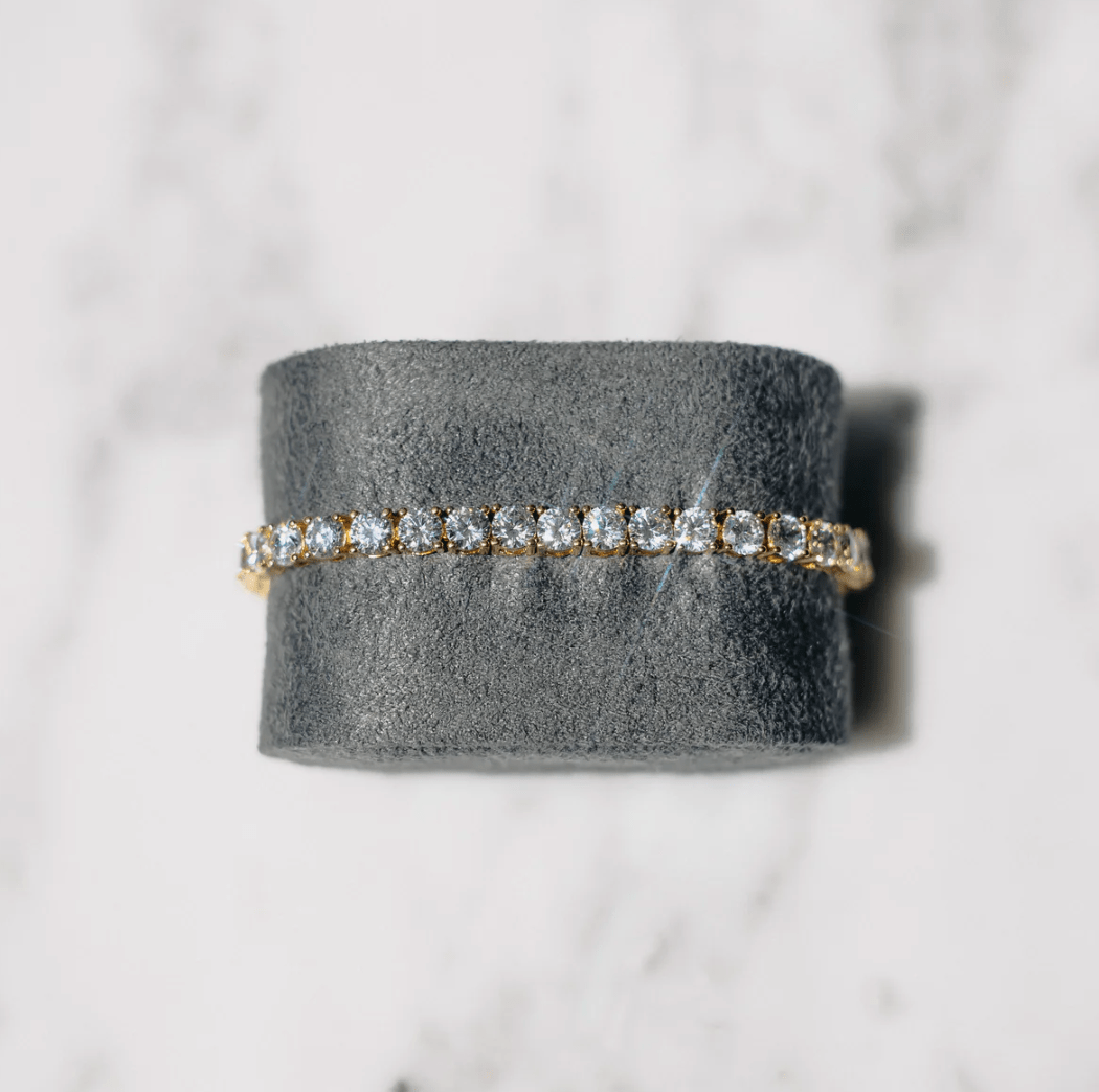 Sylwia Złota Bransoletka Tenisowa